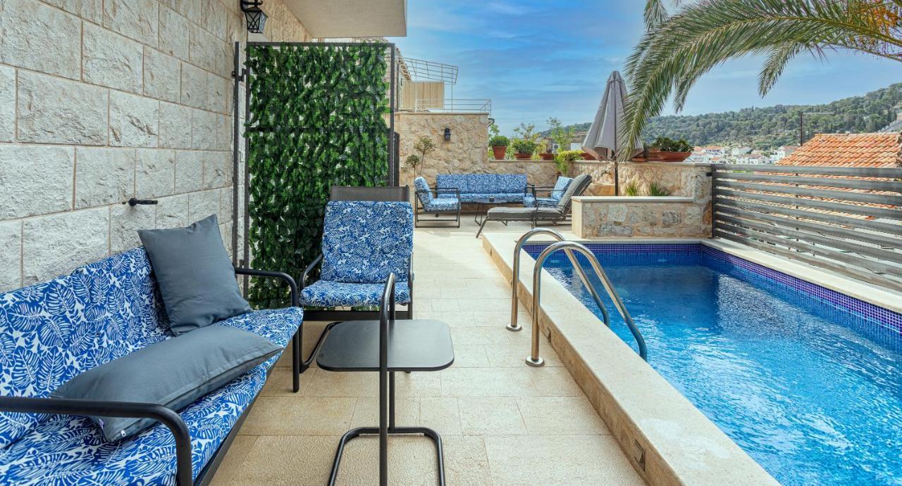 Villa Capitis In The Center- Luxury Apartment With Swimming Pool Hvar Town Buitenkant foto